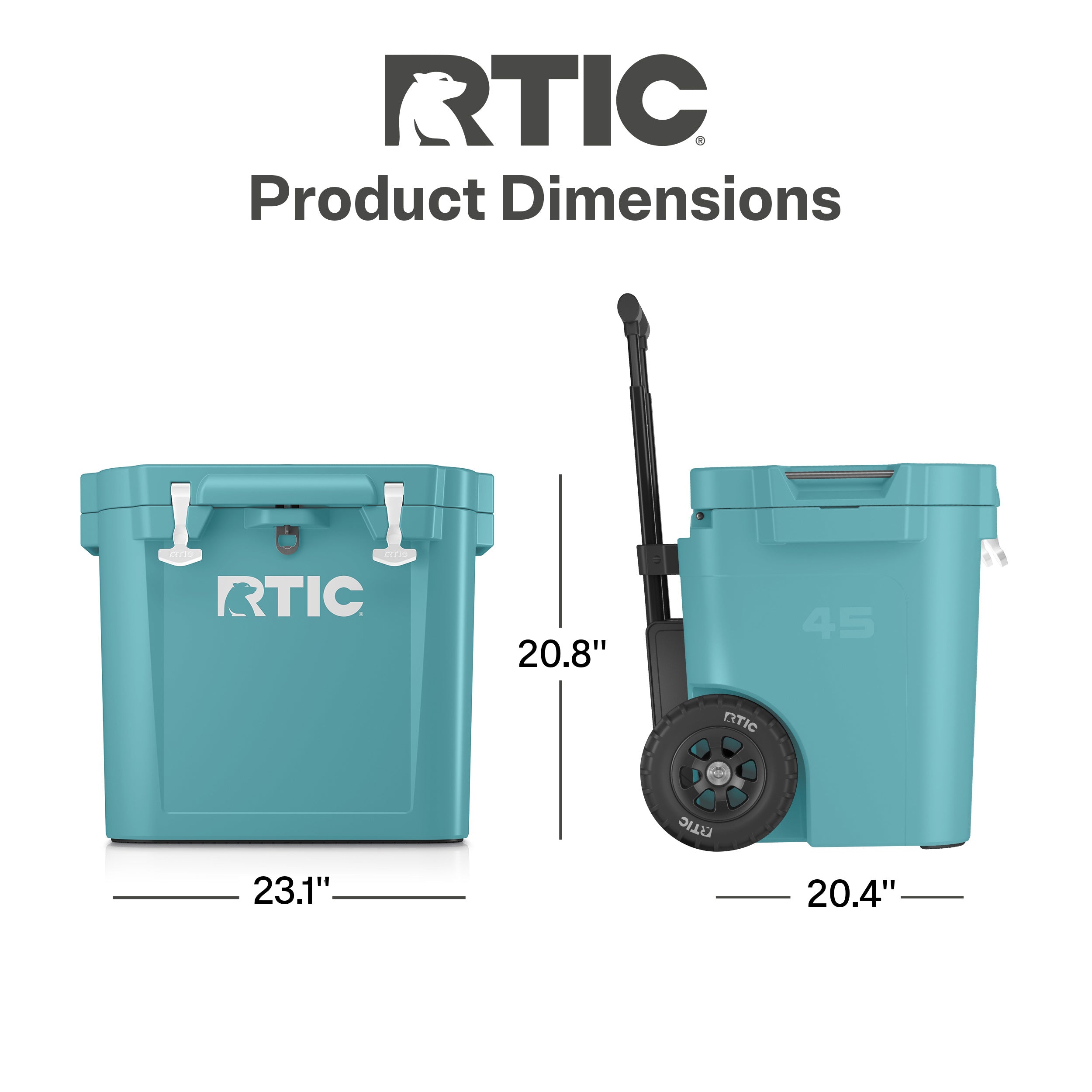 45 QT Ultra-Tough Wheeled Cooler (MYCF)