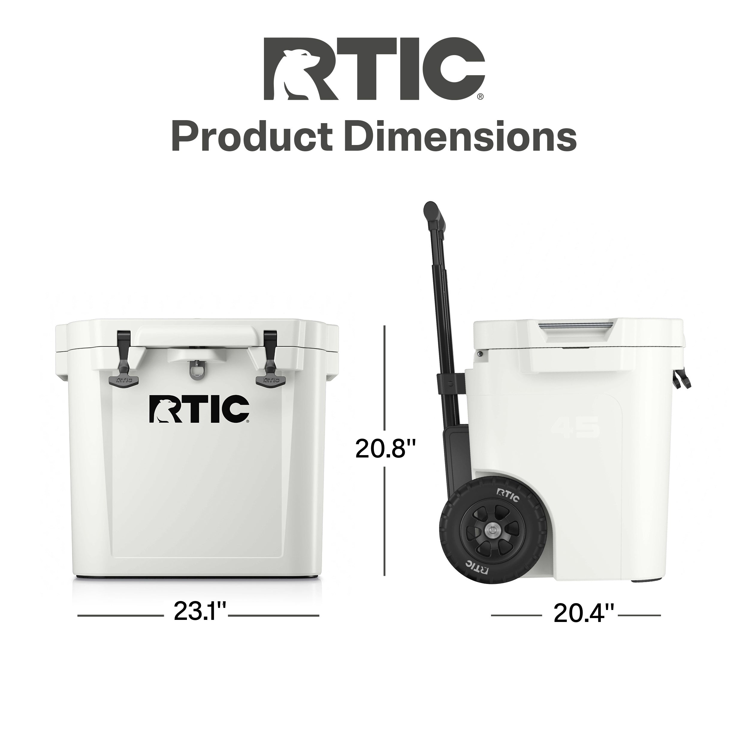 45 QT Ultra-Tough Wheeled Cooler (MYCF)