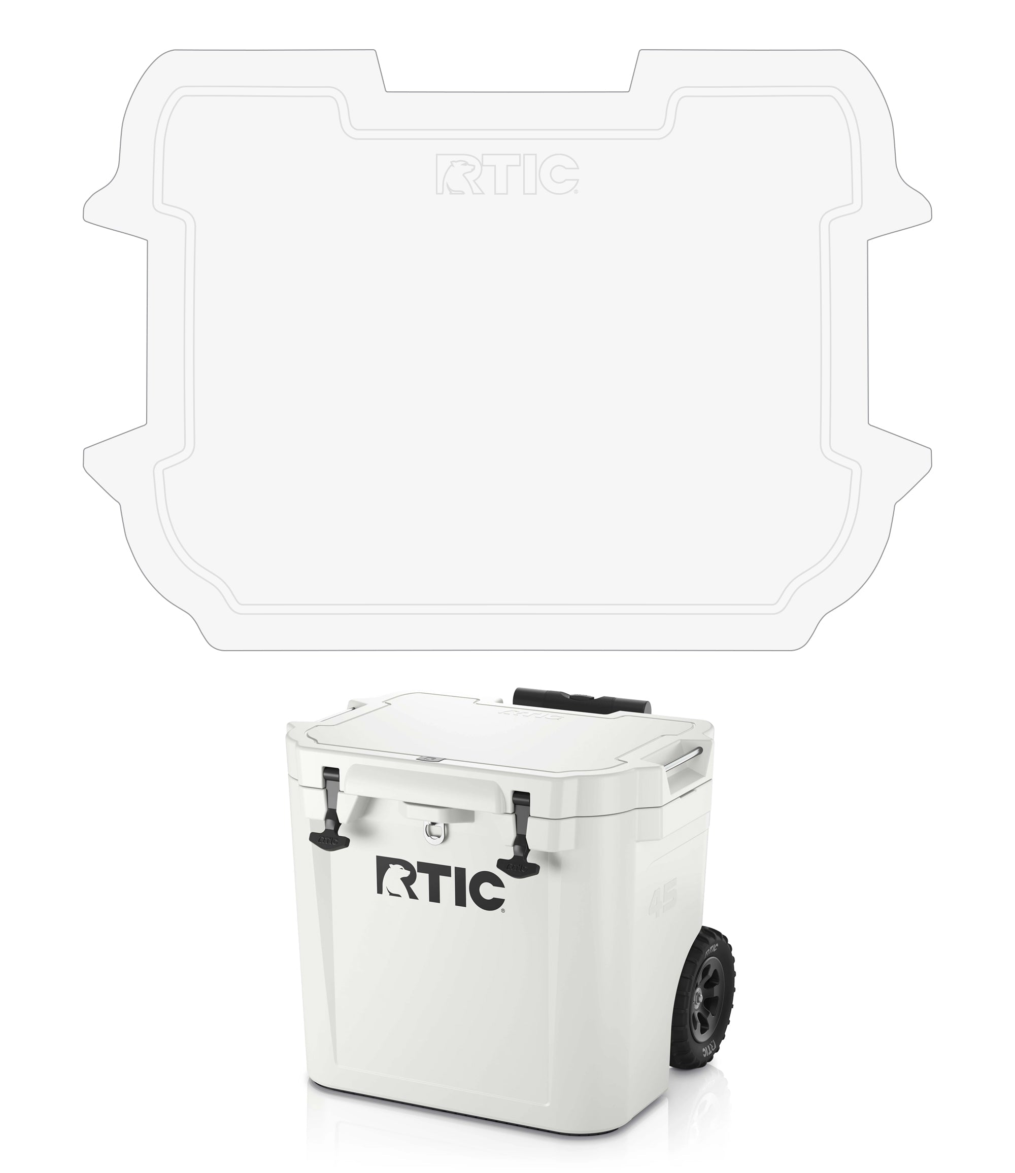 45 QT Ultra-Tough Wheeled Cooler (IQDT)