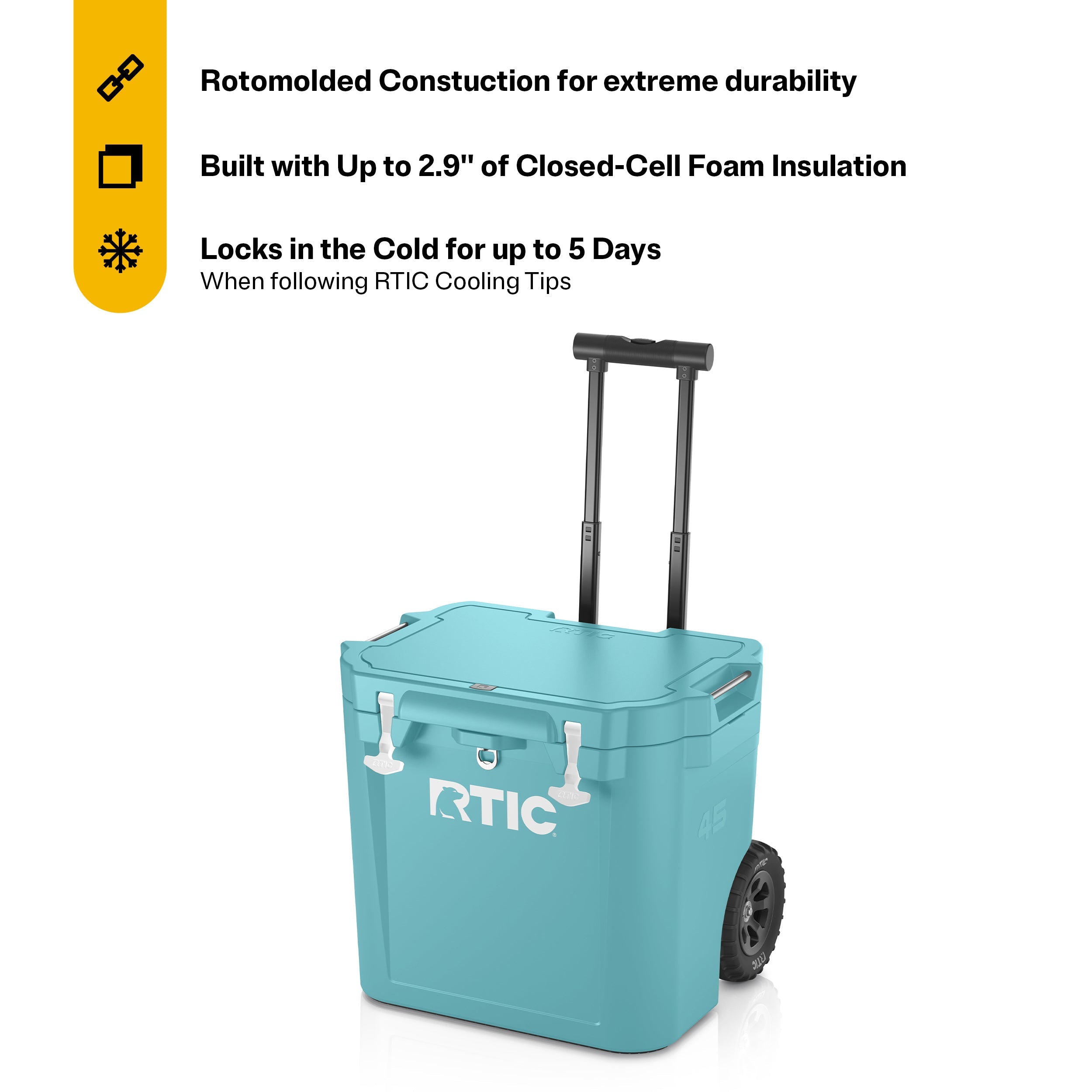 45 QT Ultra-Tough Wheeled Cooler (MYCF)