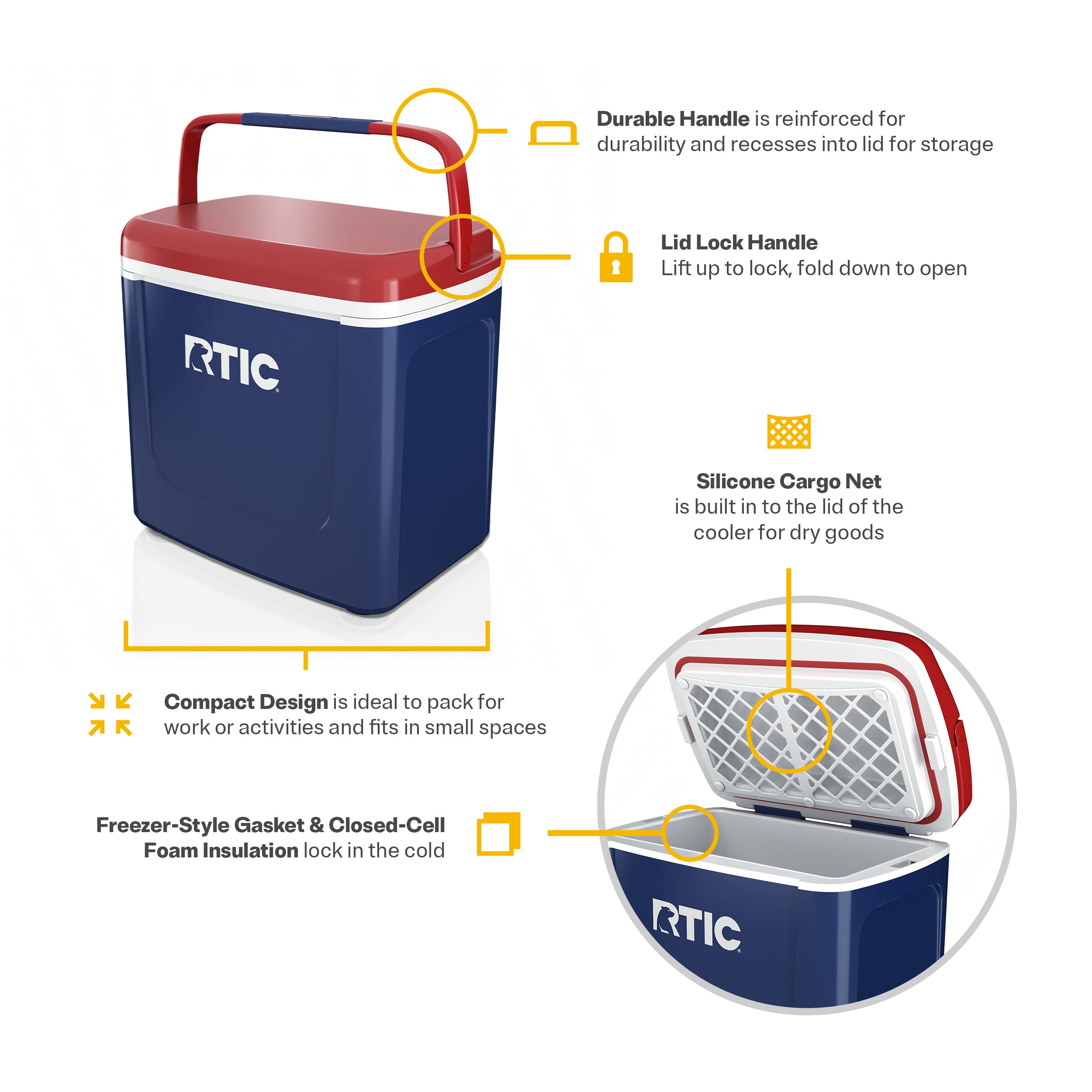 8 QT Road Trip Personal Cooler (54O5)