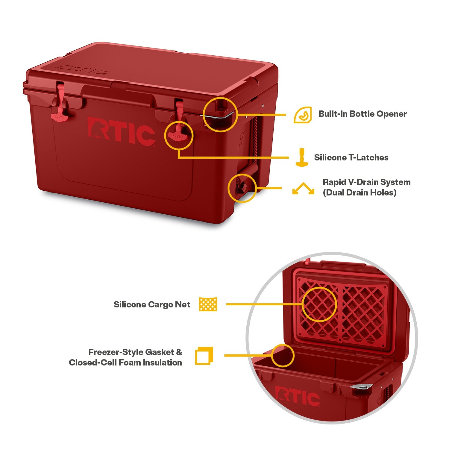 45 QT Ultra-Tough Cooler (X5OZ)